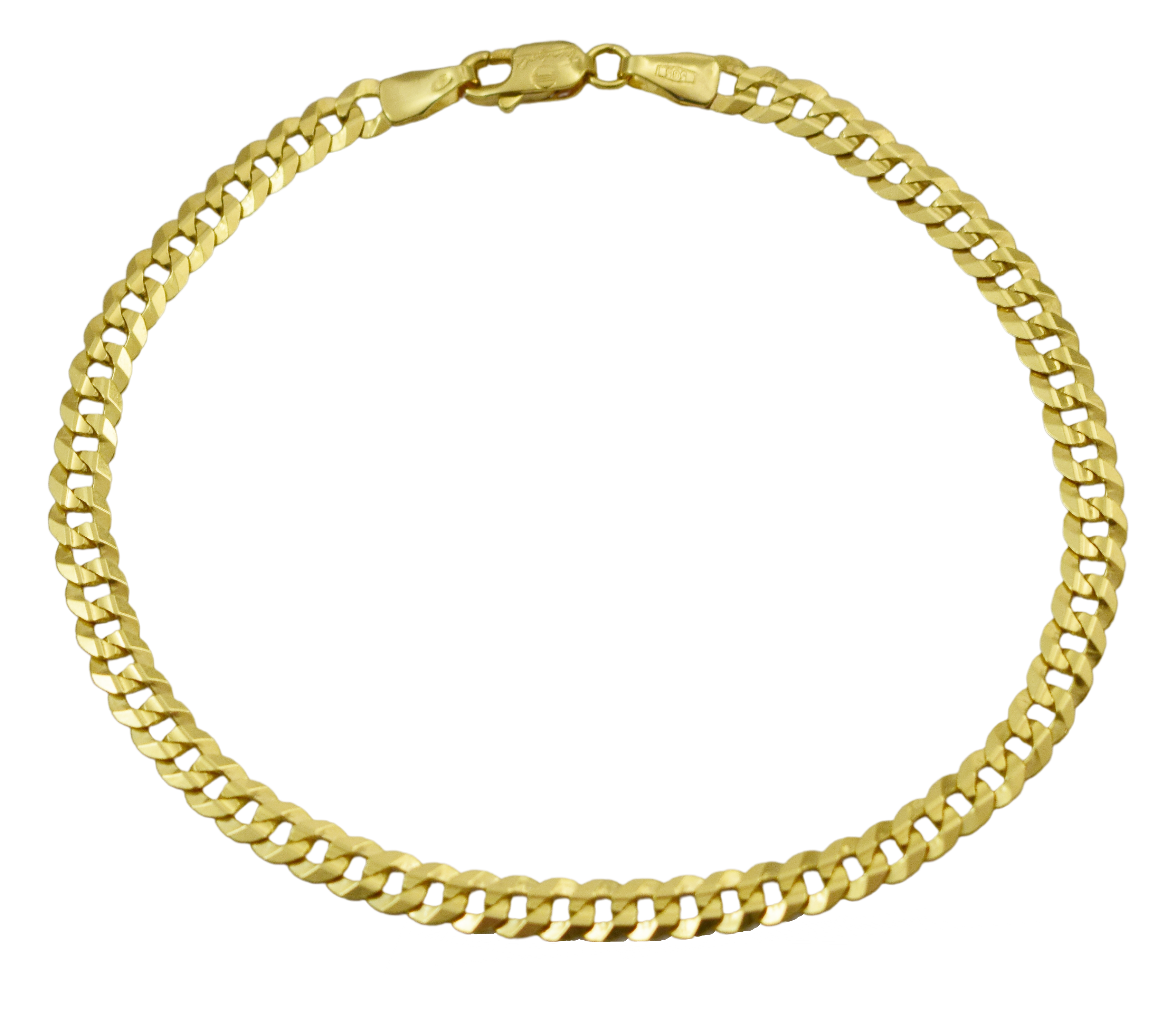 Bransoletka Złota Męska Pancerka 4,30 mm Pełna pr 585