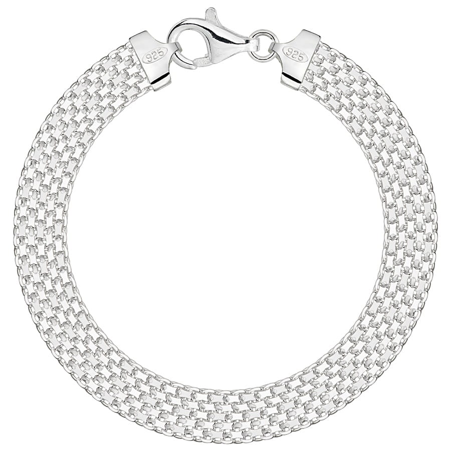 Bransoletka Srebrna Bismark 9,00 mm  pr 925  Grawer Gratis
